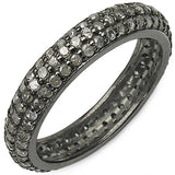 1.40 Carat Genuine TLB Diamond .925 Sterling Silver Ring