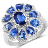 2.88 Carat Genuine Kyanite .925 Sterling Silver Ring