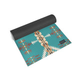 Yune Yoga Mat Pendleton Rancho Arroyo Turquoise by Yune Yoga