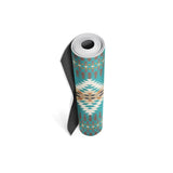 Yune Yoga Mat Pendleton Rancho Arroyo Turquoise by Yune Yoga