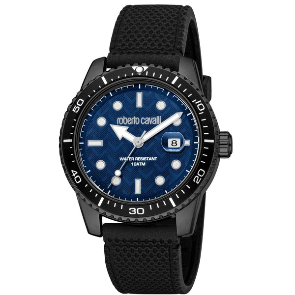 Roberto Cavalli Men's Classic Blue Dial Watch - RC5G084P0075 by Balec Group