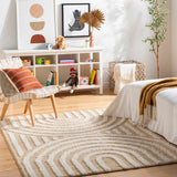 Arnel Beige Area Rug