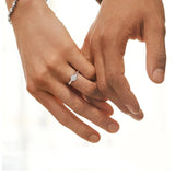 Round Cut Moissanite Diamond Paved Ring for Women Rings 