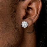 S925 Halo Round Cut Moissanite Stud Earrings - 2.0 Carat Earrings 