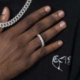 S925 Moissanite Diamond Eternity Ring - 5mm Rings 