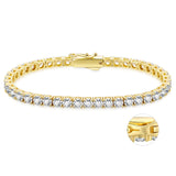 S925 Silver CZ Diamond Tennis Bracelet - 4mm by Bling Proud | Urban Jewelry Online Store
