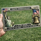 Patriot Legacy 250th Commemorative American Indepenedence Car Plate Holder