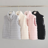 Velvety Winter Faux Fur Vest Jacket