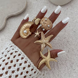 Ocean Muse Shoreline Treasures Ring Set