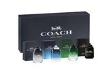 Gift/Set Coach New 4 Pcs For Men By Coach :Coach 4Pcs X 4.5Ml Mini Set: (Man + Blue + Green + Black For Men. Designer:Coac Perfume By Coach For Men