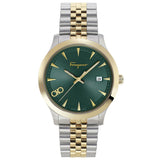 Salvatore Ferragamo Men's Duo Green Dial Watch - SFCV00219 by Balec Group