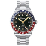 Salvatore Ferragamo Men's 1898 Sport Black Dial Watch - SFDU00419 by Balec Group