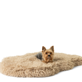 PupRug™ Luxe Faux Fur Orthopedic Dog Bed -  Plush Sheep Tan