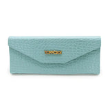 Turquoise Faux Croco Hard Case by TopFoxx