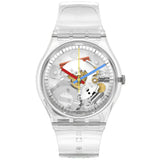Swatch Men's Originals Clear Clearly Gent Transparent Dial Watch - SO28K100-S06 by Balec Group