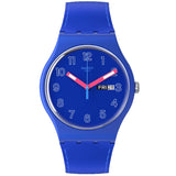 Swatch Men's Originals The January Collection Cobalt Disco Blue Dial Watch - SO29N705 by Balec Group