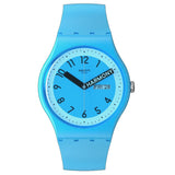 Swatch Men's Proudly Blue Blue Dial Watch - SO29S702 by Balec Group