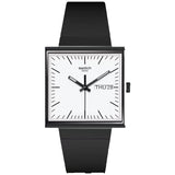 Swatch Men's Originals Bioceramic What If? Collection White Dial Watch - SO34B700 by Balec Group
