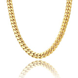 Solid 14K Gold Cuban Link Chain - 12MM 