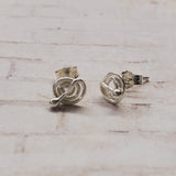 4mm Sterling Silver Spiral Ear Studs by Alexa Martha Designs