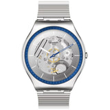 Swatch Men's Skin Monthly Drops Ringing in Blue Grey Dial Watch - SS07S116GG by Balec Group
