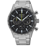 Seiko Men's Classic Black Dial Watch - SSB413P1 by Balec Group