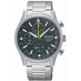 Seiko Men's Classic Black Dial Watch - SSB419P1 by Balec Group