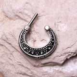 Vintage Style Septum Clicker by Fashion Hut Jewelry