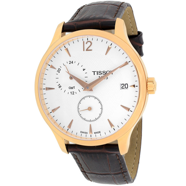 Tissot Men's Tradition White Dial Watch - T0636393603700 by Balec Group
