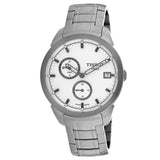 Tissot Men's Titanium White Dial Watch - T0694394403100 by Balec Group