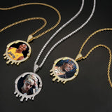 THE DRIP® - Custom Iced Out Round Photo Pendant CUSTOM 