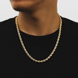 The Golden Age® - 6mm Hip Hop Rope Chain by Bling Proud | Urban Jewelry Online Store