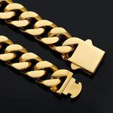 The Golden Time Ⅲ® - 14mm Curb Cuban Link Chain in 18K Gold 