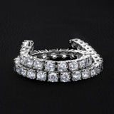 THE ICY SUMMER® - 3/4/5mm Tennis Bracelet White Gold Plated 