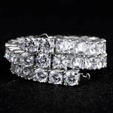 The Icy Summer® - 3/4/5mm Tennis Chain White Gold Plated 