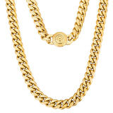 The King - 12mm Cuban Link Chain in 18K Gold Plated by Bling Proud | Urban Jewelry Online Store