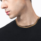 The Kukulcan Serpent® - 925 Sterling Silver Herringbone Snake Chain 14K Gold Plated 