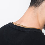 The Kukulcan Serpent® - 925 Sterling Silver Herringbone Snake Chain 14K Gold Plated 
