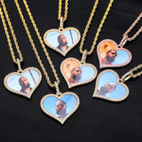 THE LOVING HEART® - Custom Iced Out Photo Pendant 