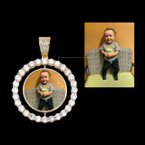 The Rotating Memories® - Custom Two-Faced Photo Pendant CUSTOM 