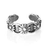 Flowers Sterling Silver Toe Ring by Fashion Hut Jewelry