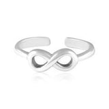 Infinity Sterling Silver Toe Ring by Fashion Hut Jewelry
