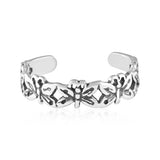 Butterflies Sterling Silver Toe Ring by Fashion Hut Jewelry