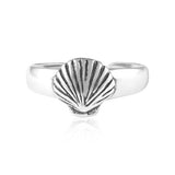 Seashell Sterling Silver Toe Ring by Fashion Hut Jewelry