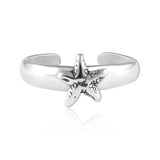 Starfish Sterling Silver Toe Ring by Fashion Hut Jewelry