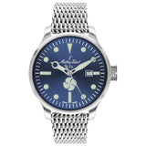 Mathey Tissot Men's Elica Blue Dial Watch - U121ABU by Balec Group