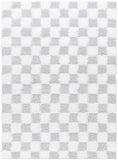 Atira Gray Checkered Area Rug