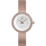 Obaku Women's Denmark White Dial Watch - V146LEVWMV by Balec Group