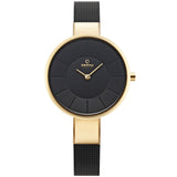 Obaku Women's Classic Black Dial Watch - V149LXGBMB by Balec Group