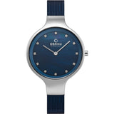 Obaku Women's Classic Blue Dial Watch - V173LXCLML by Balec Group